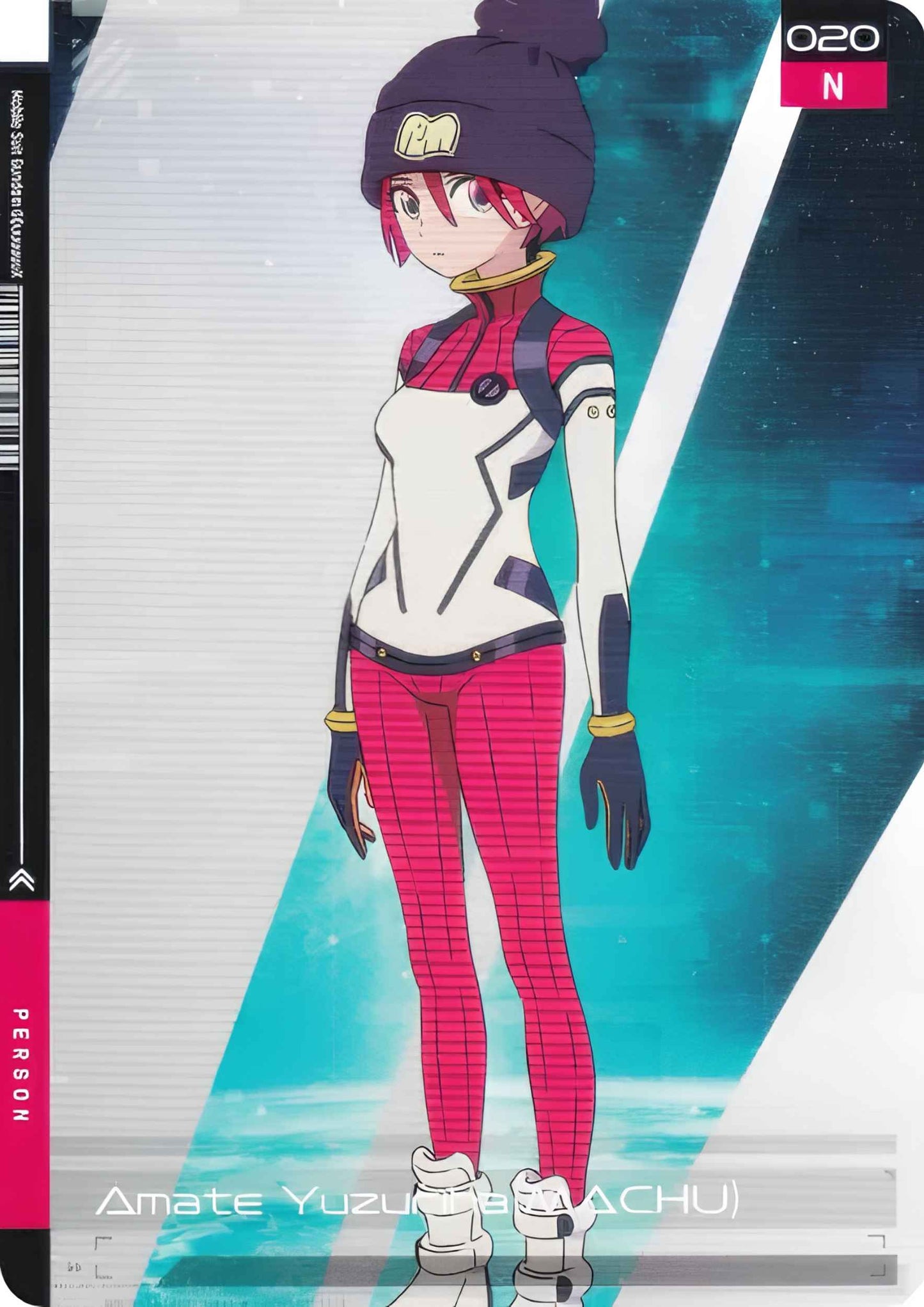 Amate Yuzuriha 020 N | Gundam GQuuuuuuX TCG