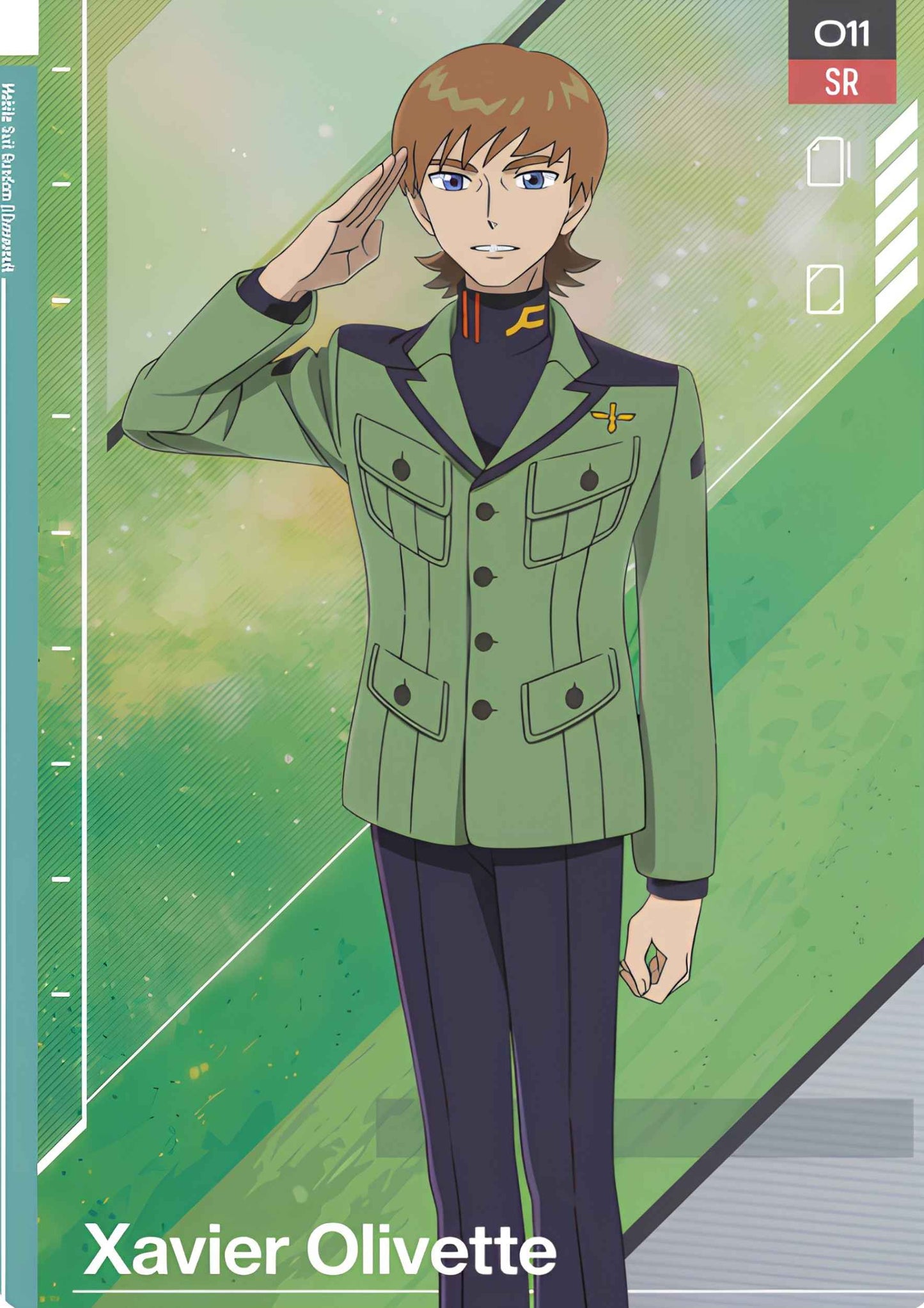 Xavier Olivette 011 SR | Gundam GQuuuuuuX TCG