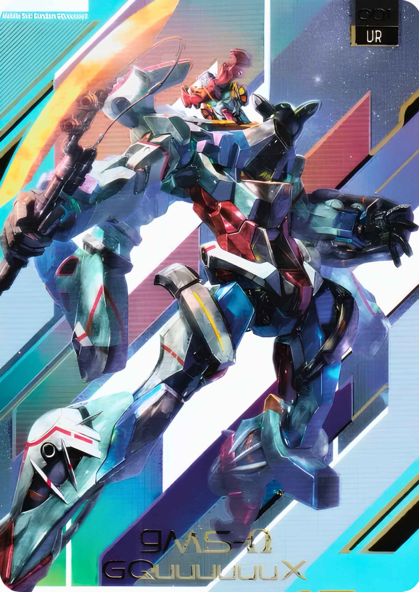 gMS-Ω  GQuuuuuuX 001 UR | Gundam GQuuuuuuX TCG
