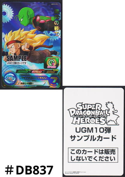 Warrior in Black UGM10-CP4 - Sample Card | SDBH Promo