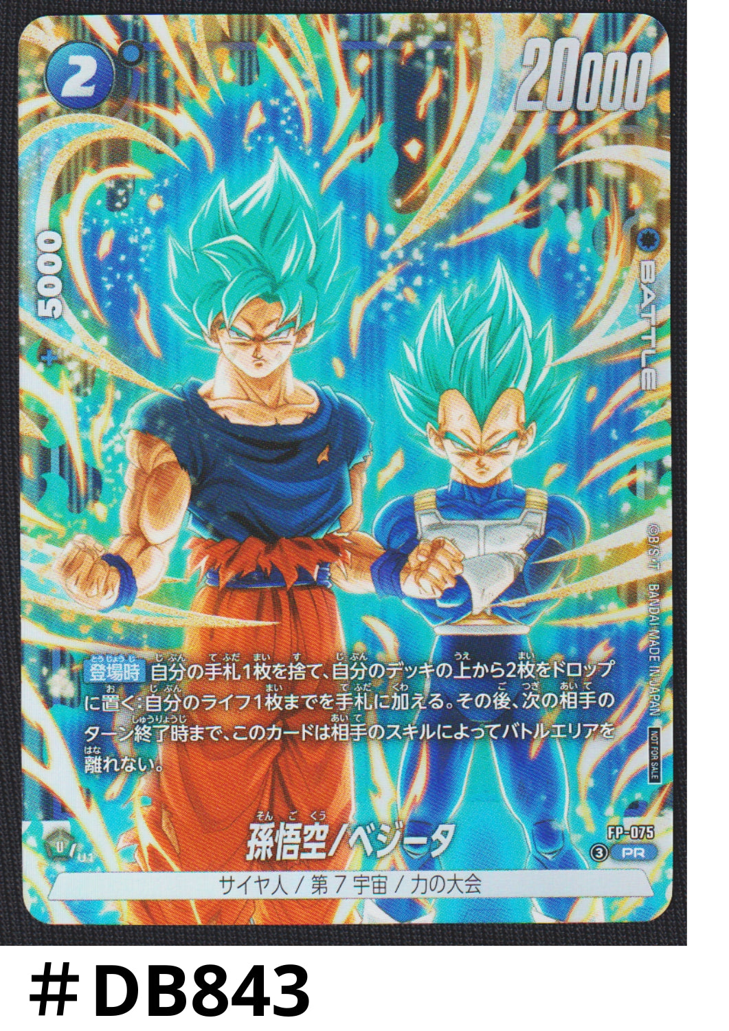 Son Goku & Vegeta FP-075 PR | Promo Fusion World