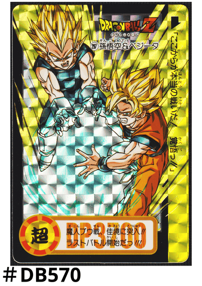 Son Goku & Vegeta No.297 | Carddass Hondan