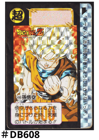 Goku No.498 | Carddass Hondan