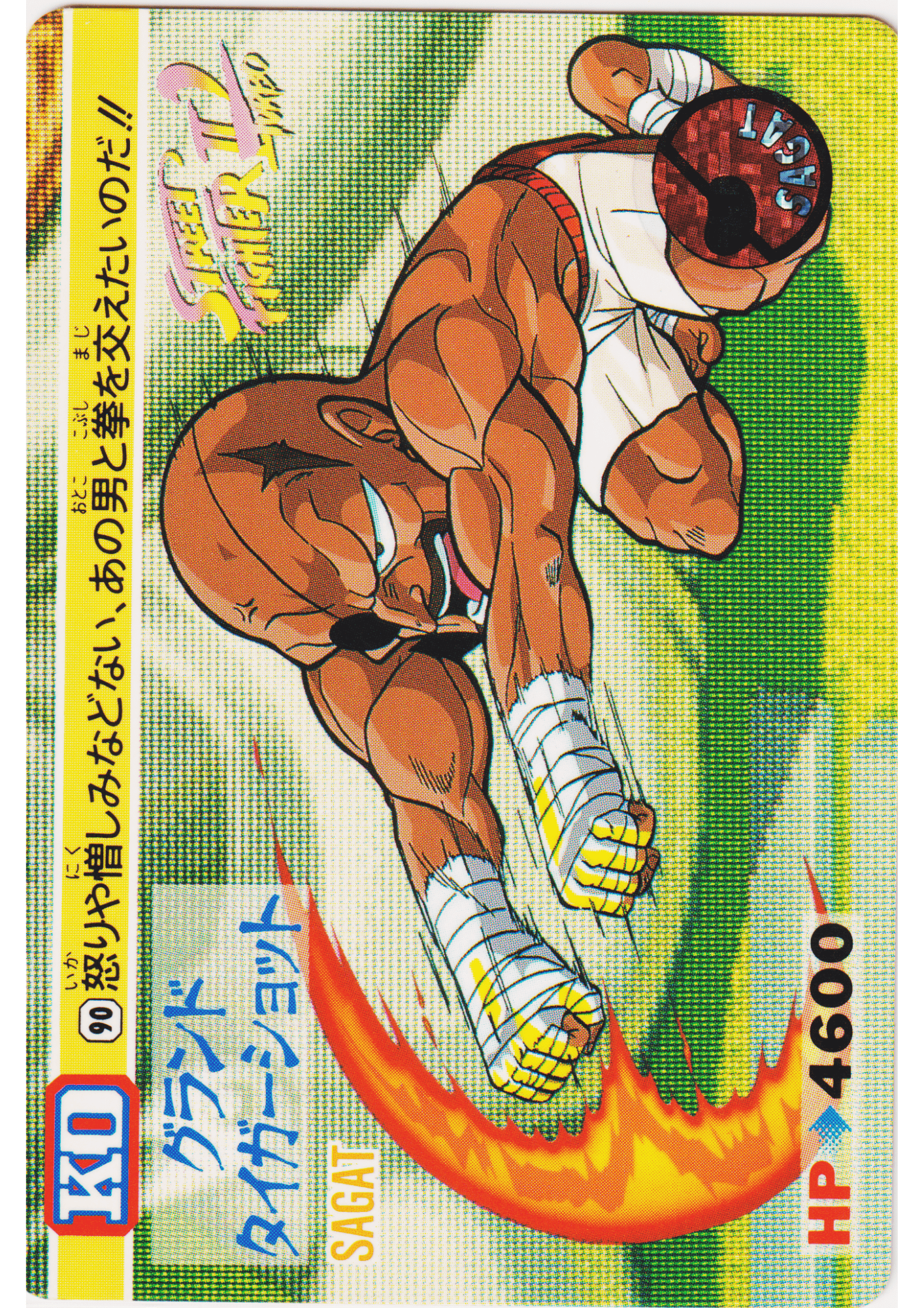 SAGAT 90 |  Carddass Street Fighter II