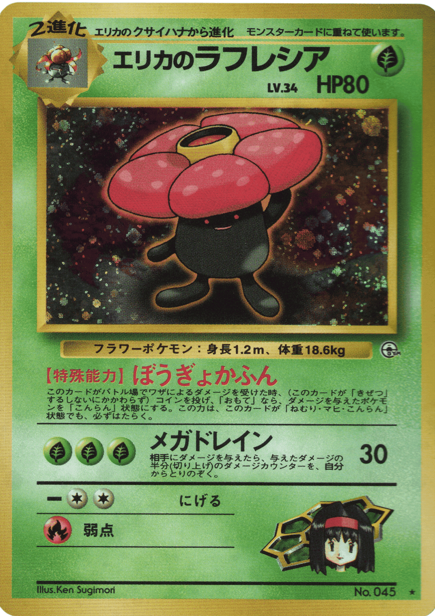 Erika's Vileplume No.045 | Leader Stadium ChitoroShop