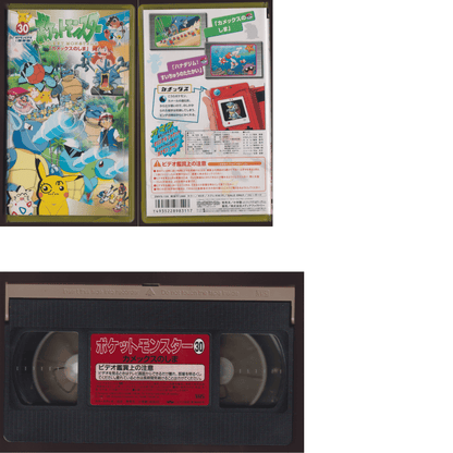 Cassette VHS : Pokemon  30 Beach Blank-out Blastoise