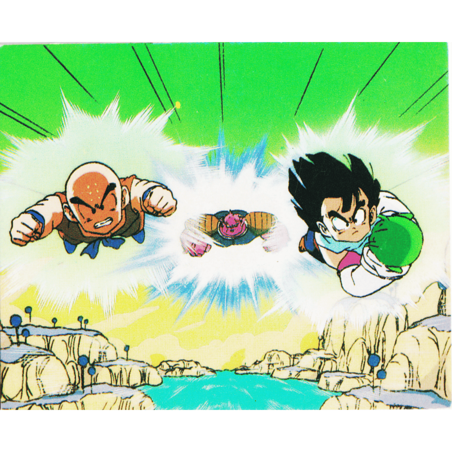 Krillin & Dende & Gohan 142 | Amada Mini Card