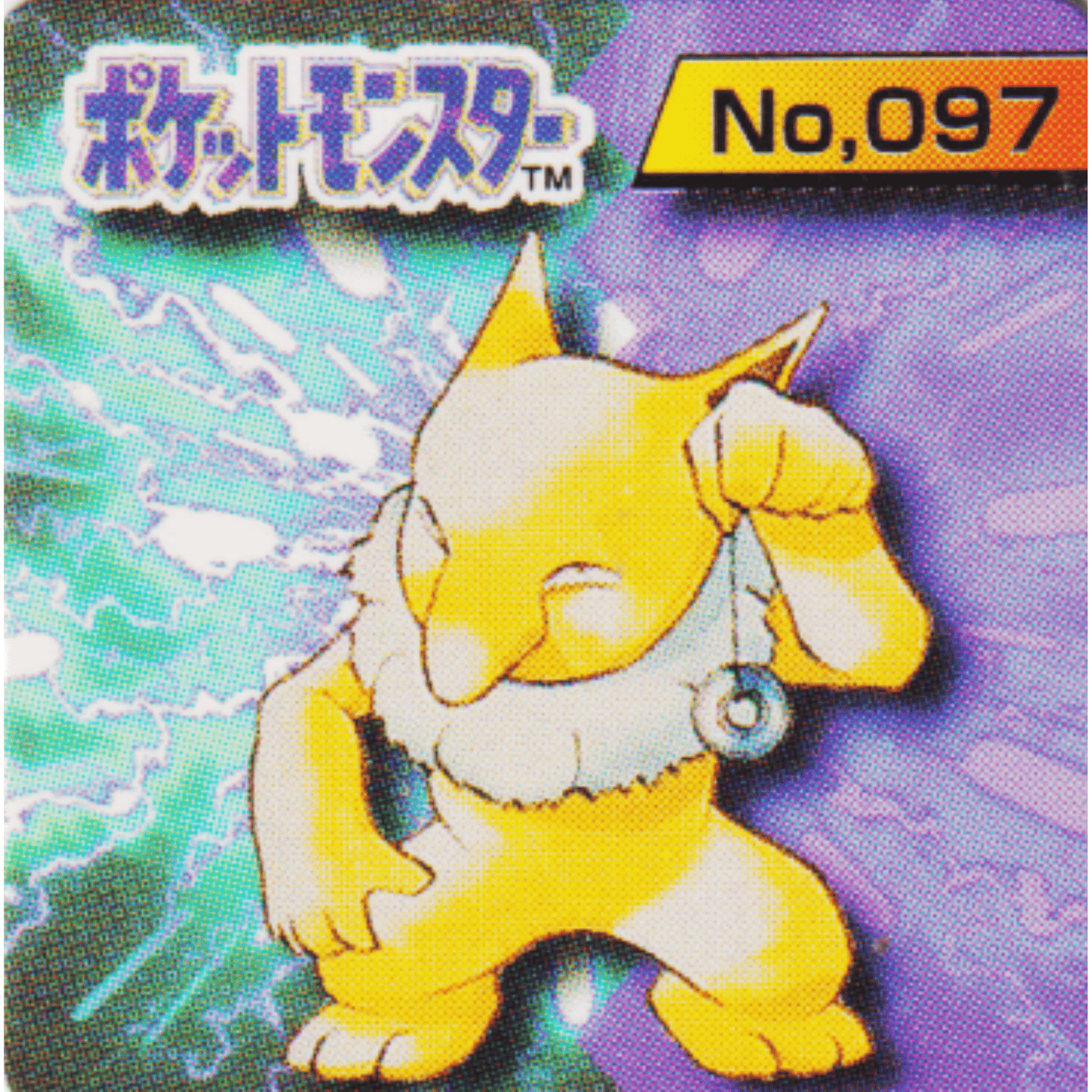 Hypno No.097 |  Pokémon GB Pocket Card (Mini Card)