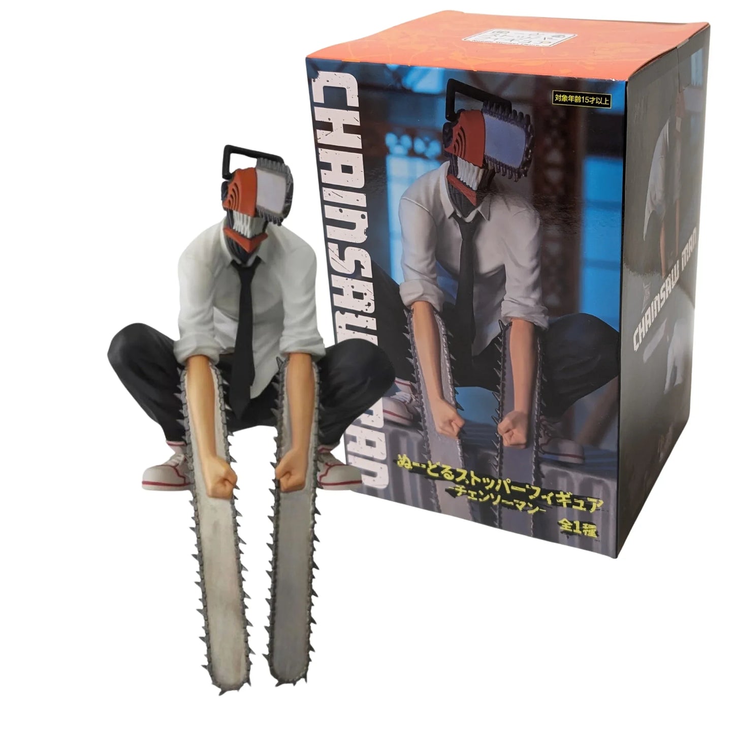 Estatueta de Homem Motosserra - Rolha de Macarrão - Denji - ChitoroShop