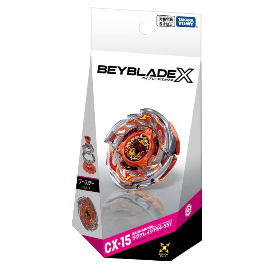 Beyblade X : CX-15 Booster RagnaRage FE4-55Y