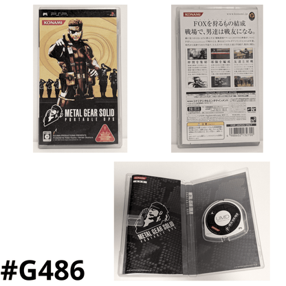 METAL GEAR SOLID : Portable OPS | PSP | Japonais