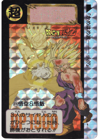 Goku & Gohan No.614 | Carddass Hondan ChitoroShop