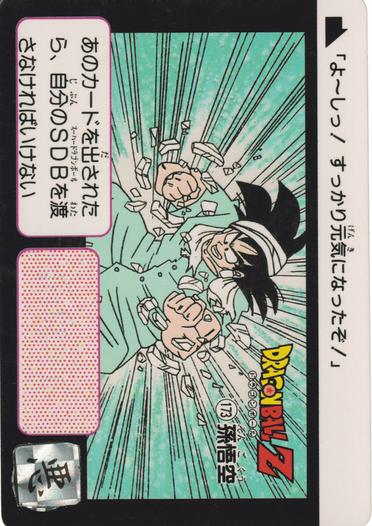 Goku  No.173 | Carddass Hondan ChitoroShop