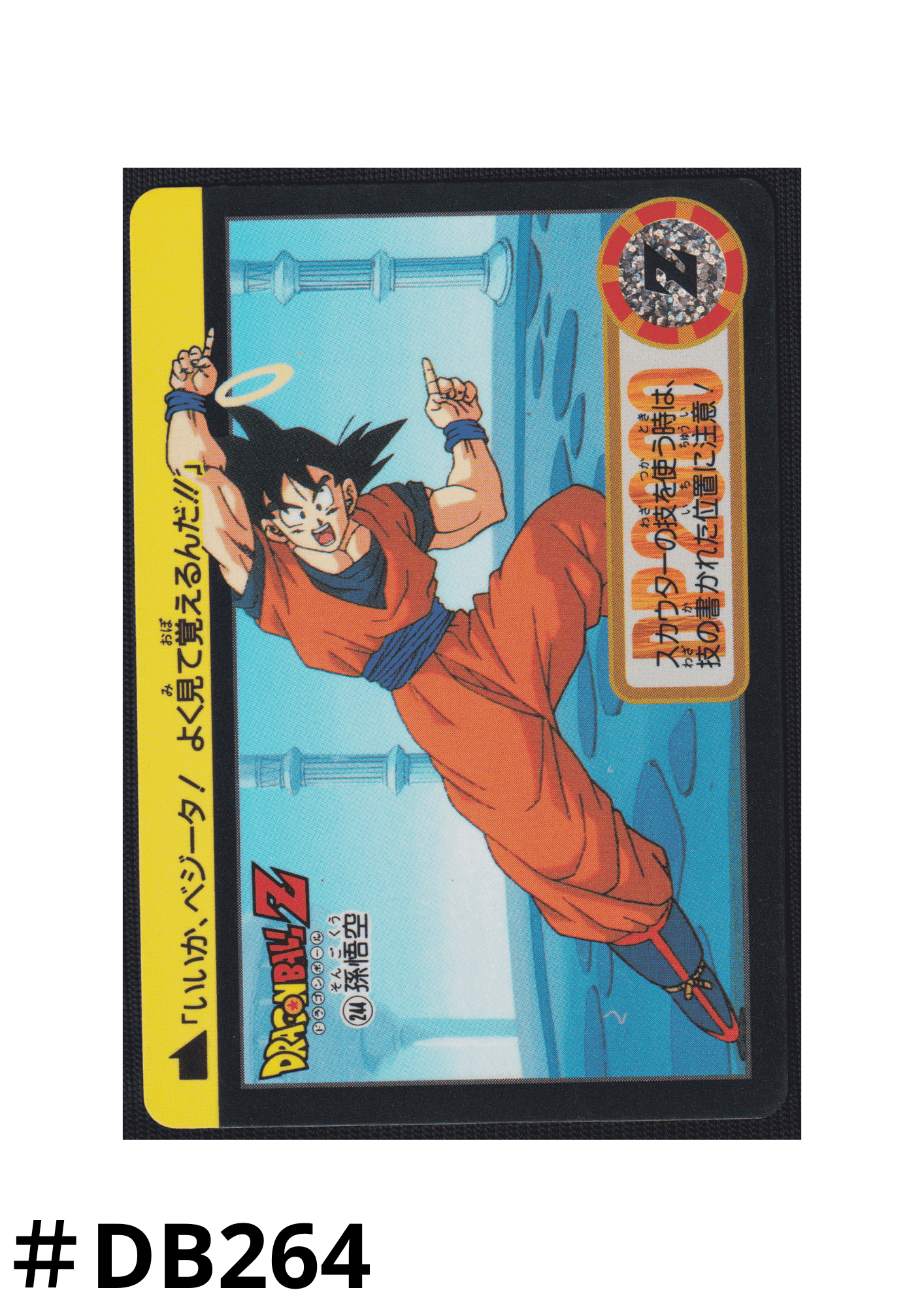 Goku No.244 | Carddass Hondan ChitoroShop