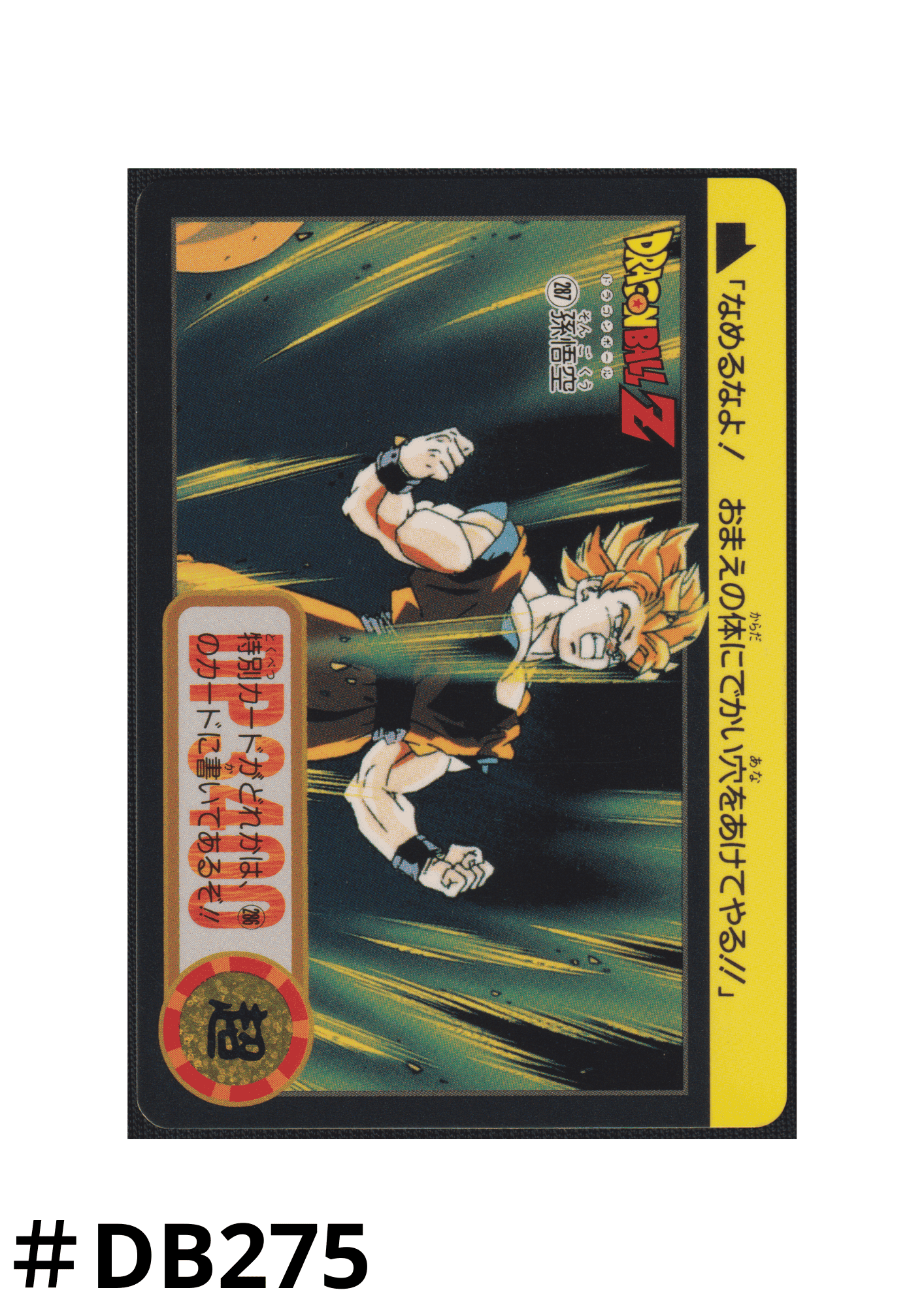 Goku No.287 | Carddass Hondan ChitoroShop