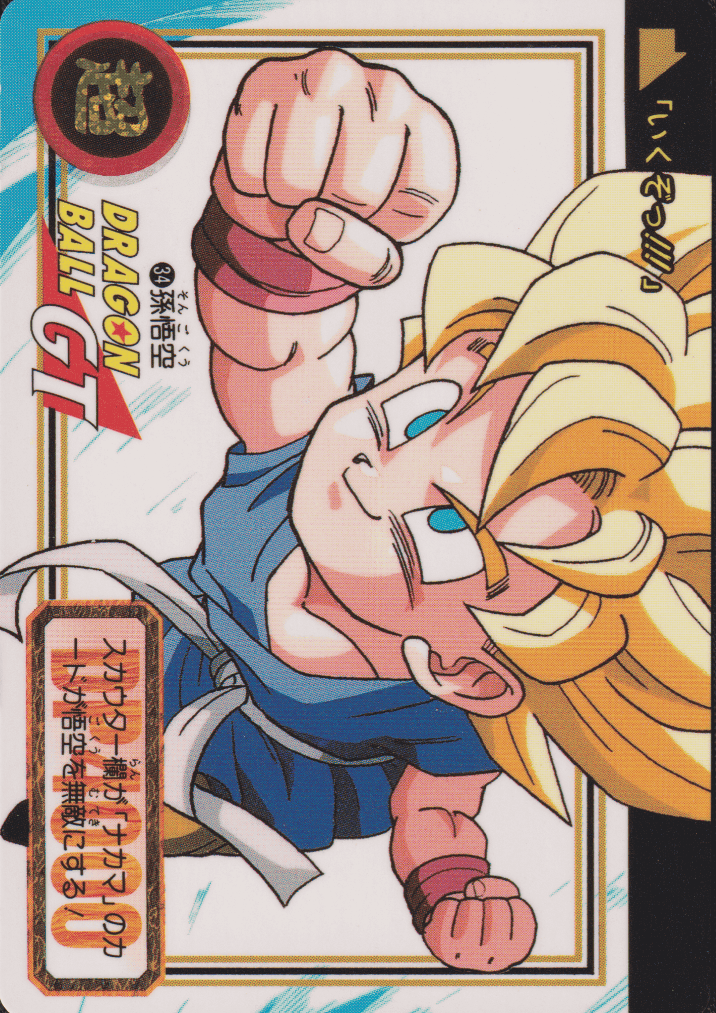 Goku No.34 | Carddass Hondan ChitoroShop