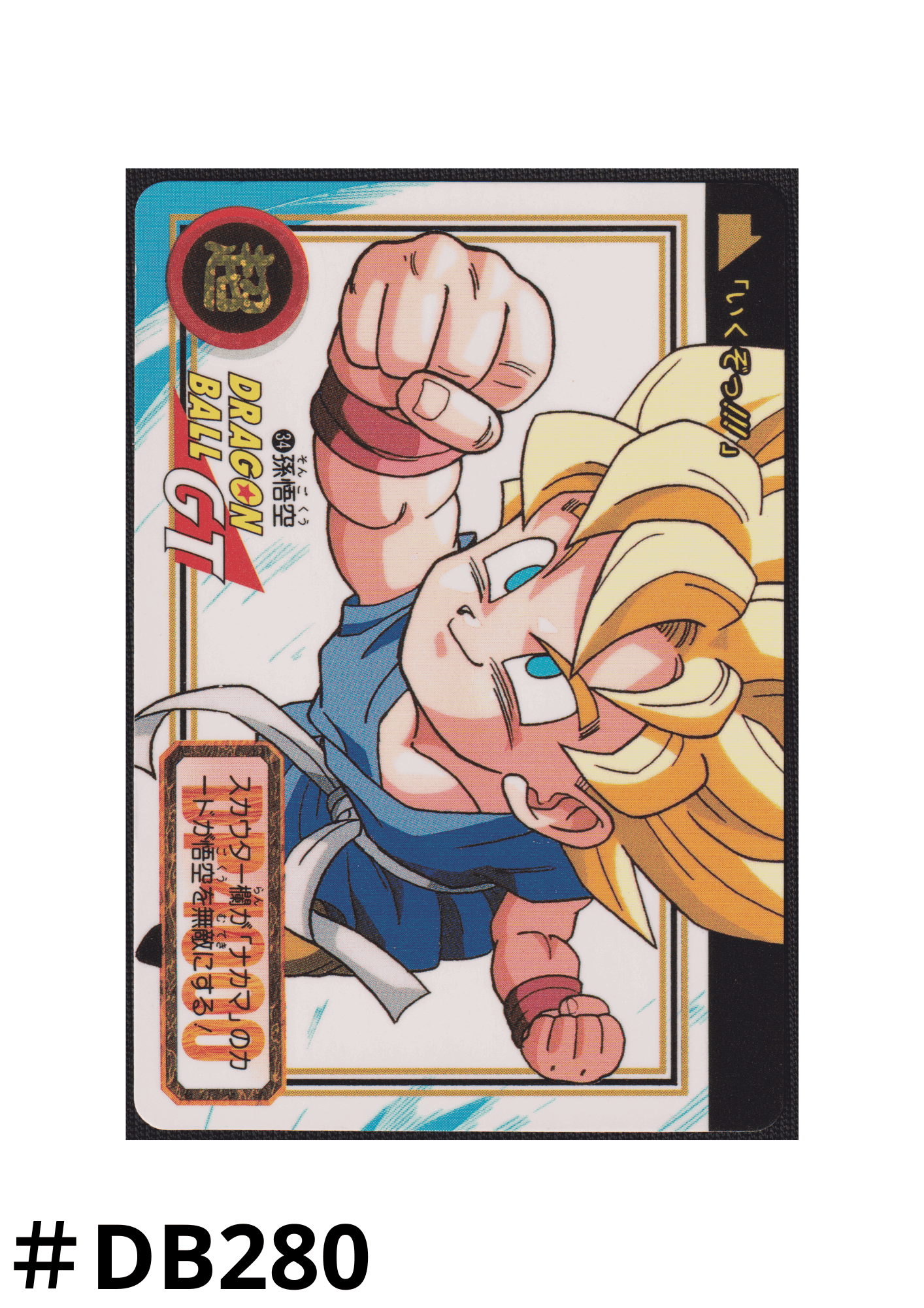 Goku No.34 | Carddass Hondan ChitoroShop