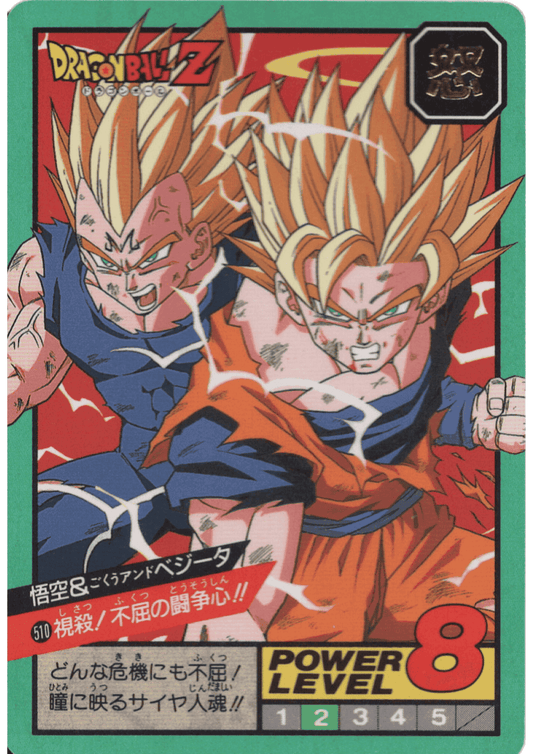 Goku & Vegeta No.510 | Carddass Super Battle part 12 ChitoroShop