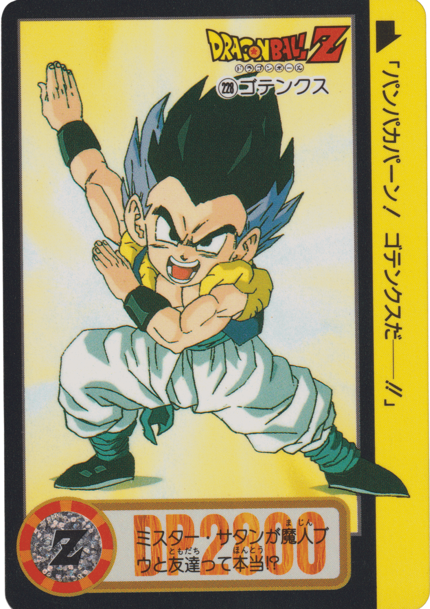 Gotenks No.228 | Carddass Hondan ChitoroShop