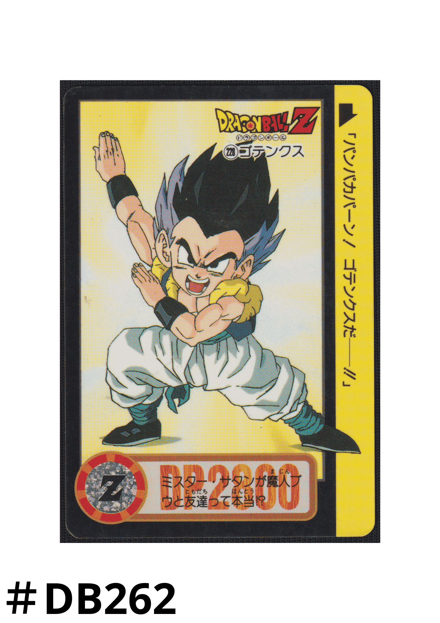 Gotenks No.228 | Carddass Hondan ChitoroShop