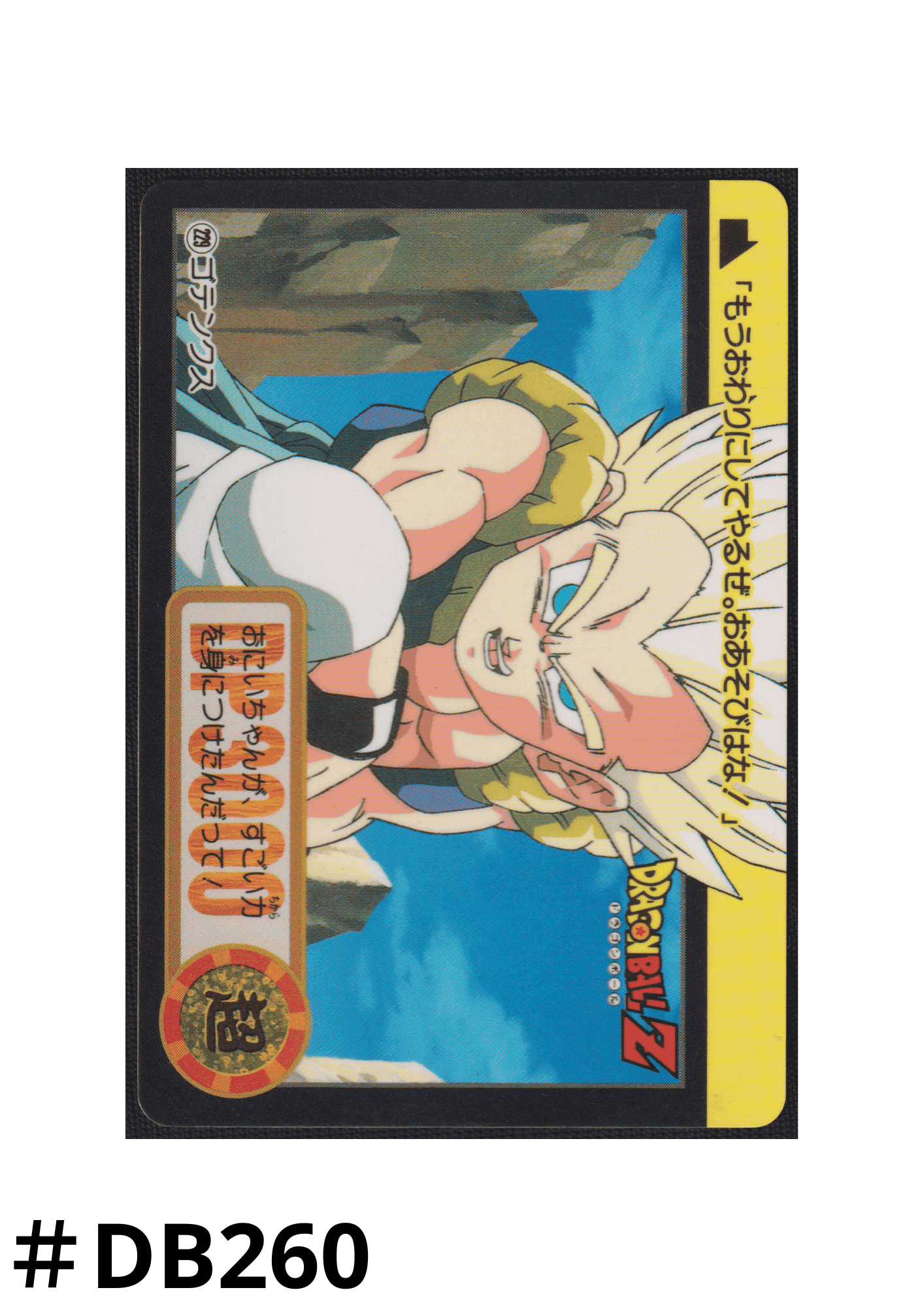 Gotenks No.229 | Carddass Hondan ChitoroShop