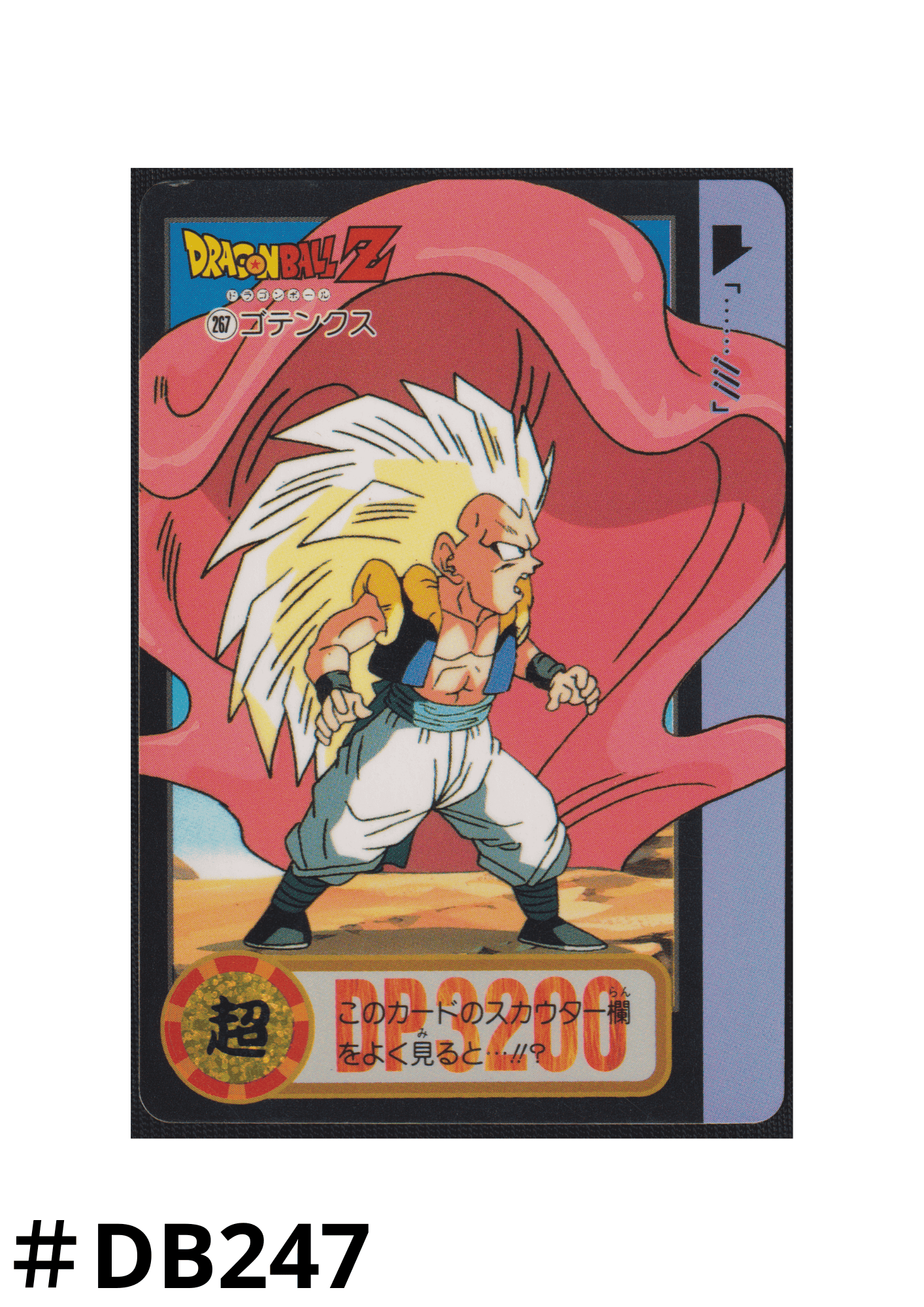 Gotenks No.267 | Carddass Hondan ChitoroShop