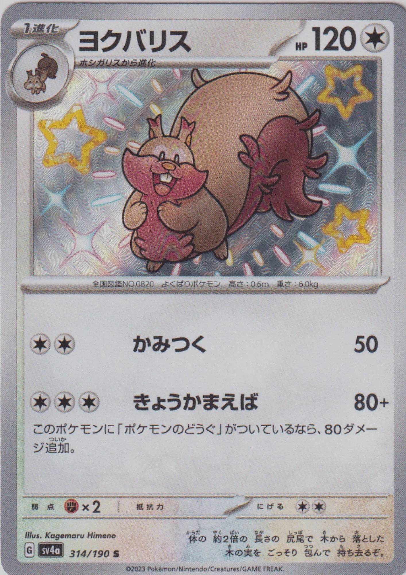 Greedent 314/190 S | SV4a | Shiny Treasure ex ChitoroShop Greedent 314/190 S | SV4a | Shiny Treasure ex ChitoroShop