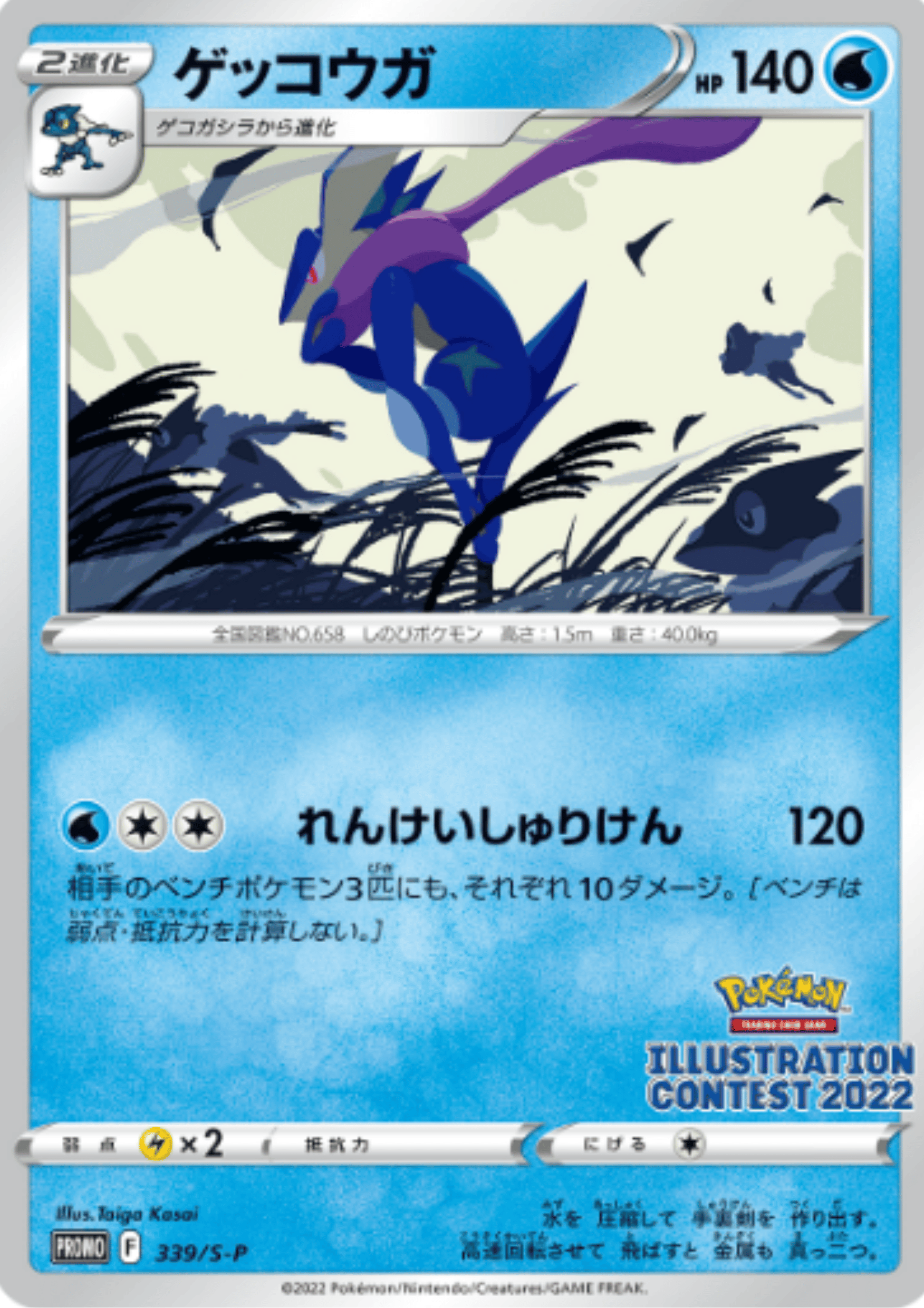 Illustration contest 2022 Pokémon Promo - 3 cards set ChitoroShop