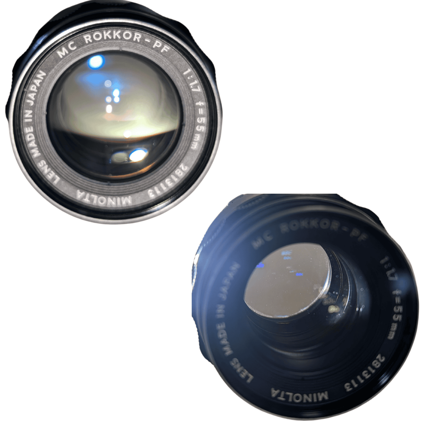 Minolta MC Rokkor - PF 55mm F/1.7 (Monture MC)