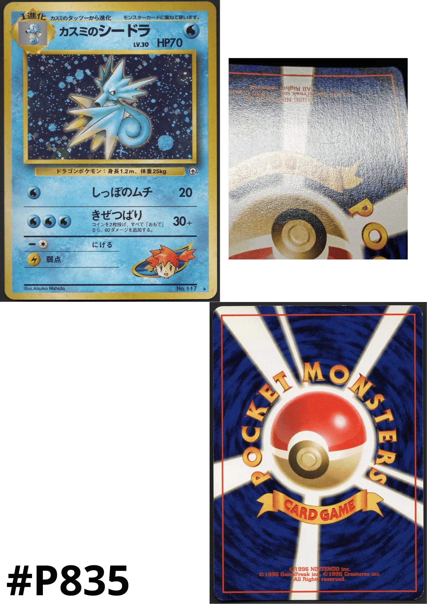 Misty's Seadra No.117 | Gym set ChitoroShop Misty's Seadra No.117 | Gym set ChitoroShop