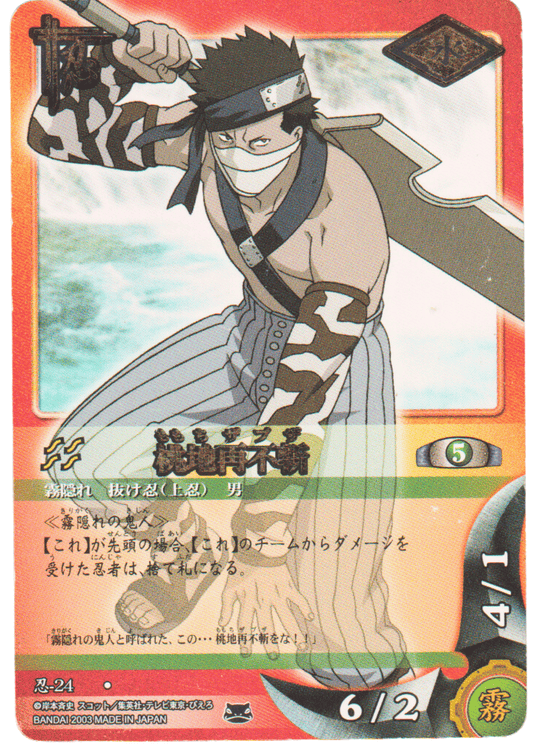 Momochi Zabuza 24 | Naruto Card Game