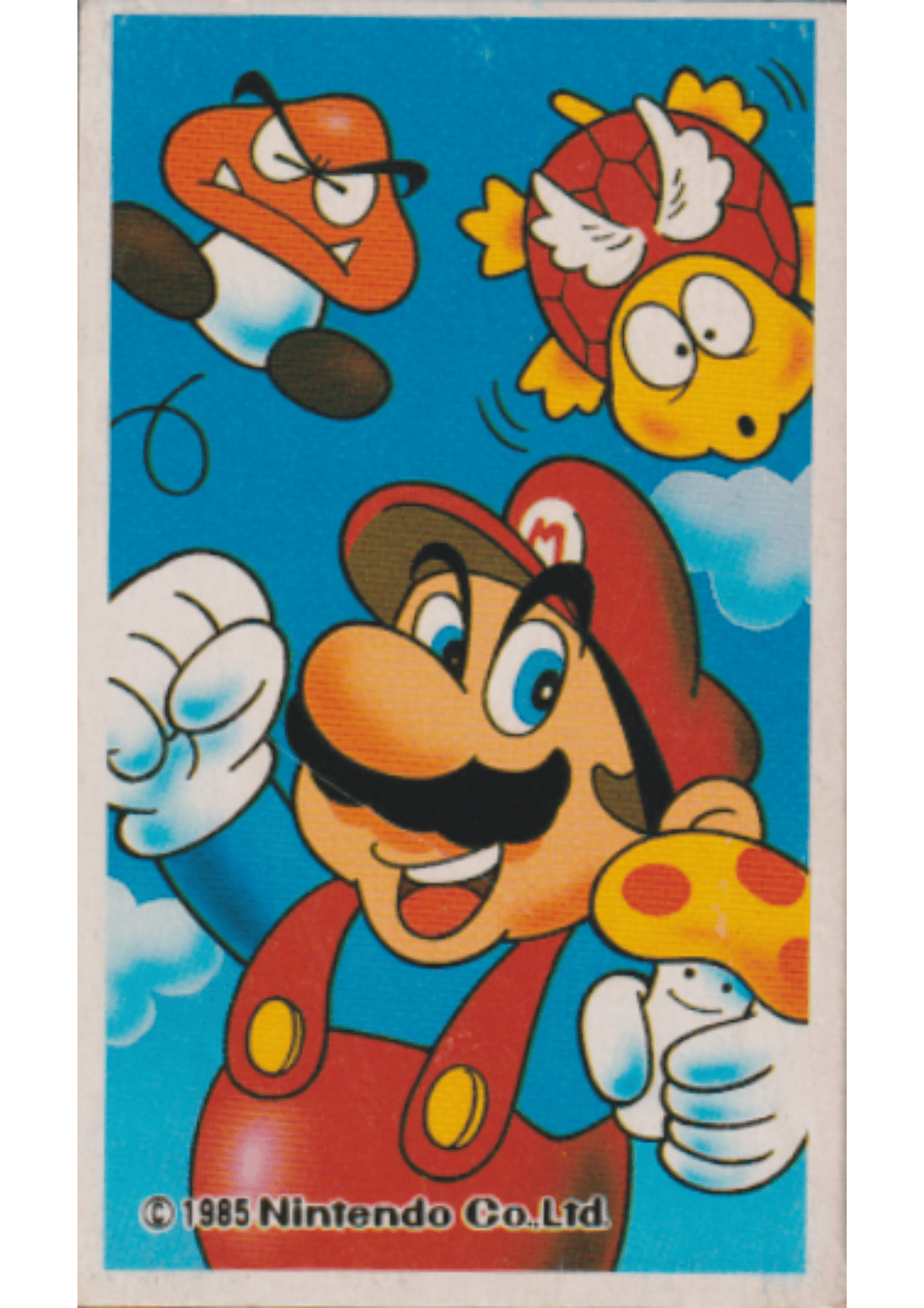 Super Mario Bros. - Nintendo Menko Card (1985) #1