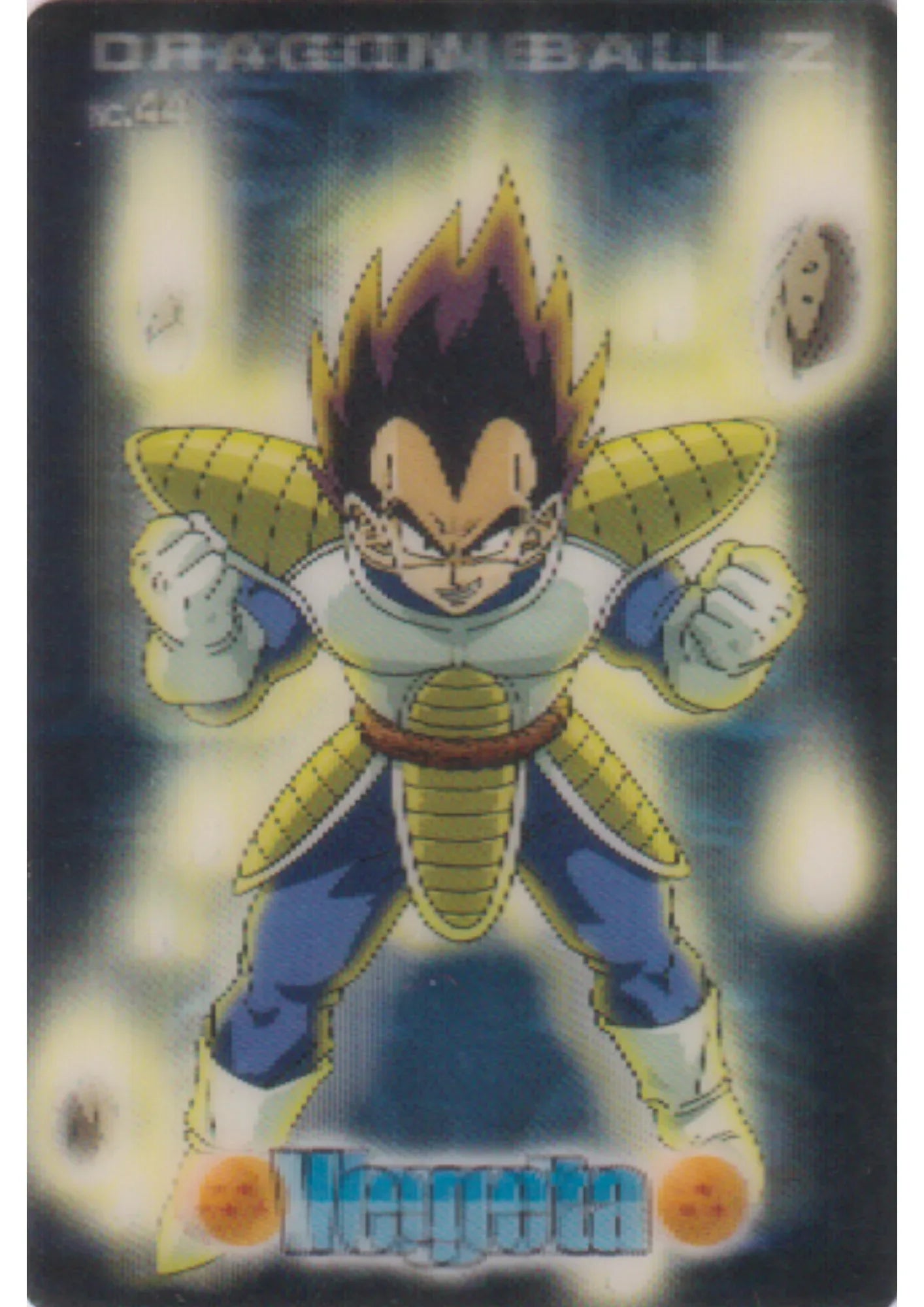 Vegeta No.4 | Dragon Ball Gummy Cards 3D (Gumica) - ChitoroShop