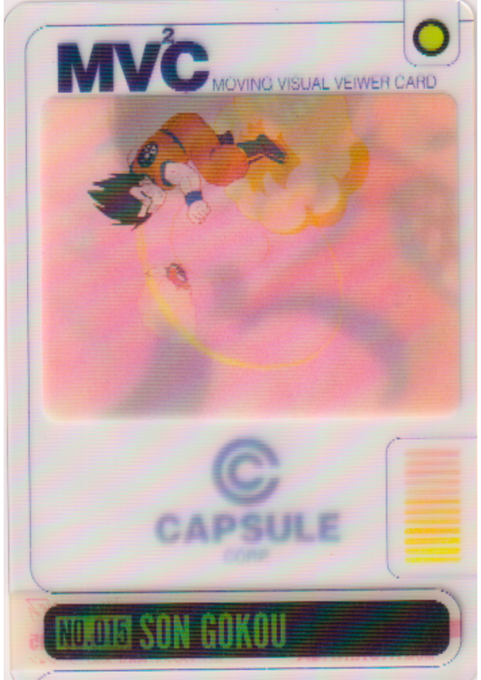 Son Goku 015 | Dragon Ball Wafer Cards 3D MVC