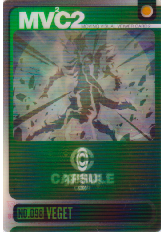 Vegito Fusion Nr. 098 | Dragon Ball Wafer Cards 3D MVC