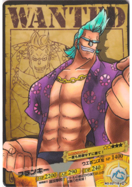 Francky n.° 02-18 C | One Piece AR Carddass