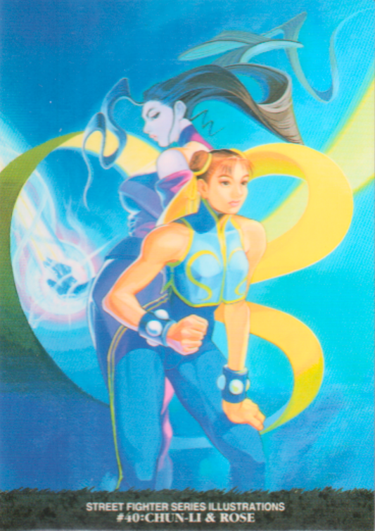 Chun-Li & Rose #40 | Street Fighter Carddass Masters
