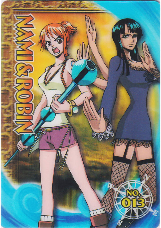 Nami & Robin No.013 | 3D Card Collection