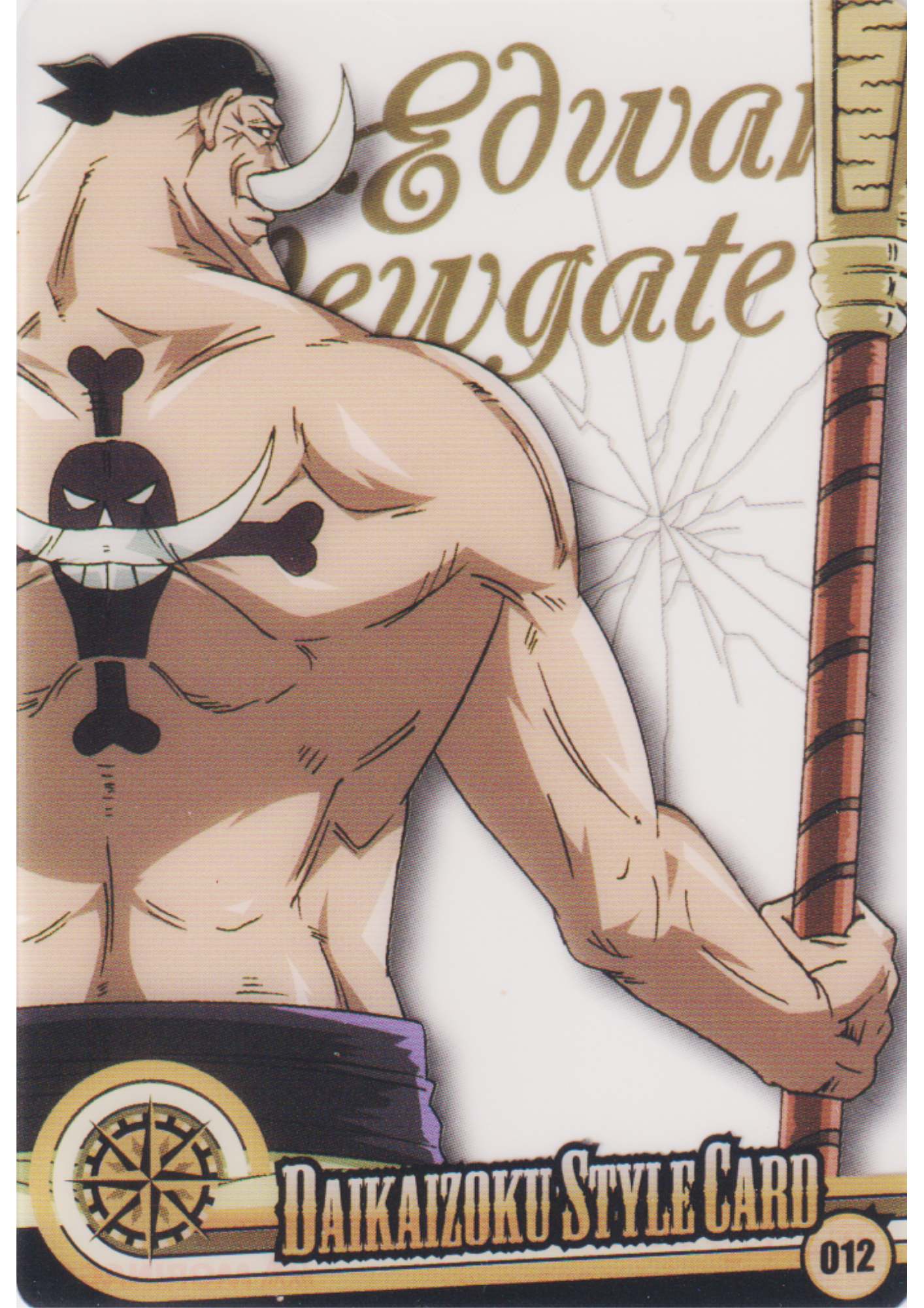 Edward Newagate 012 | One Piece Morinaga Clear Cards