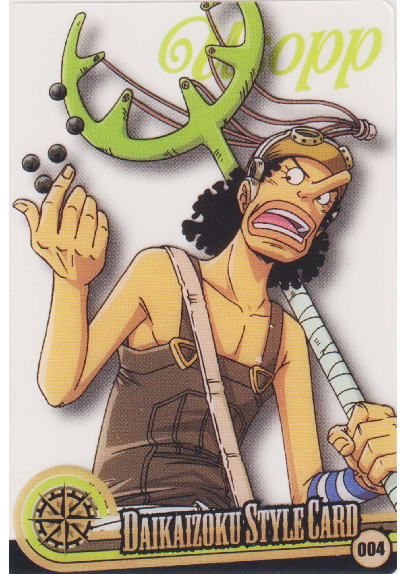Usopp 004 | One Piece Morinaga Clear Cards