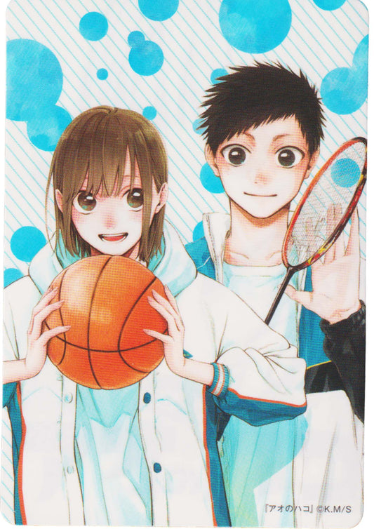 Blue Box - NatsuComi Double Sticker card Promo