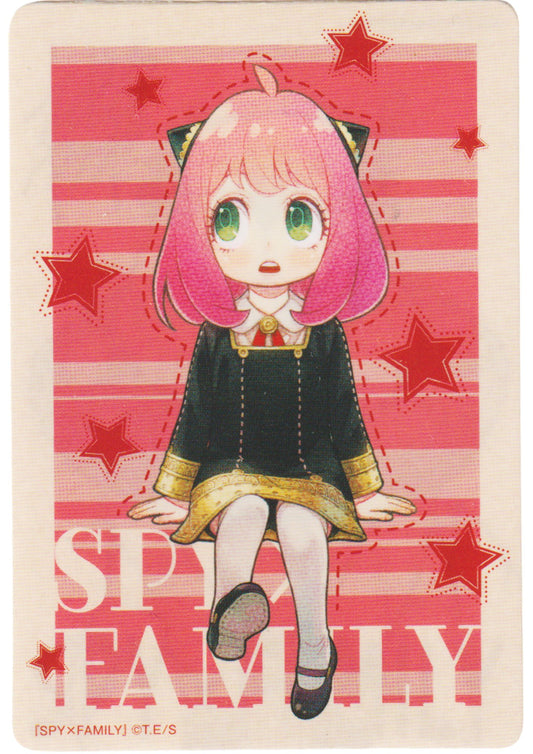 Anya (Spy Familly)  - NatsuComi Double Sticker card Promo