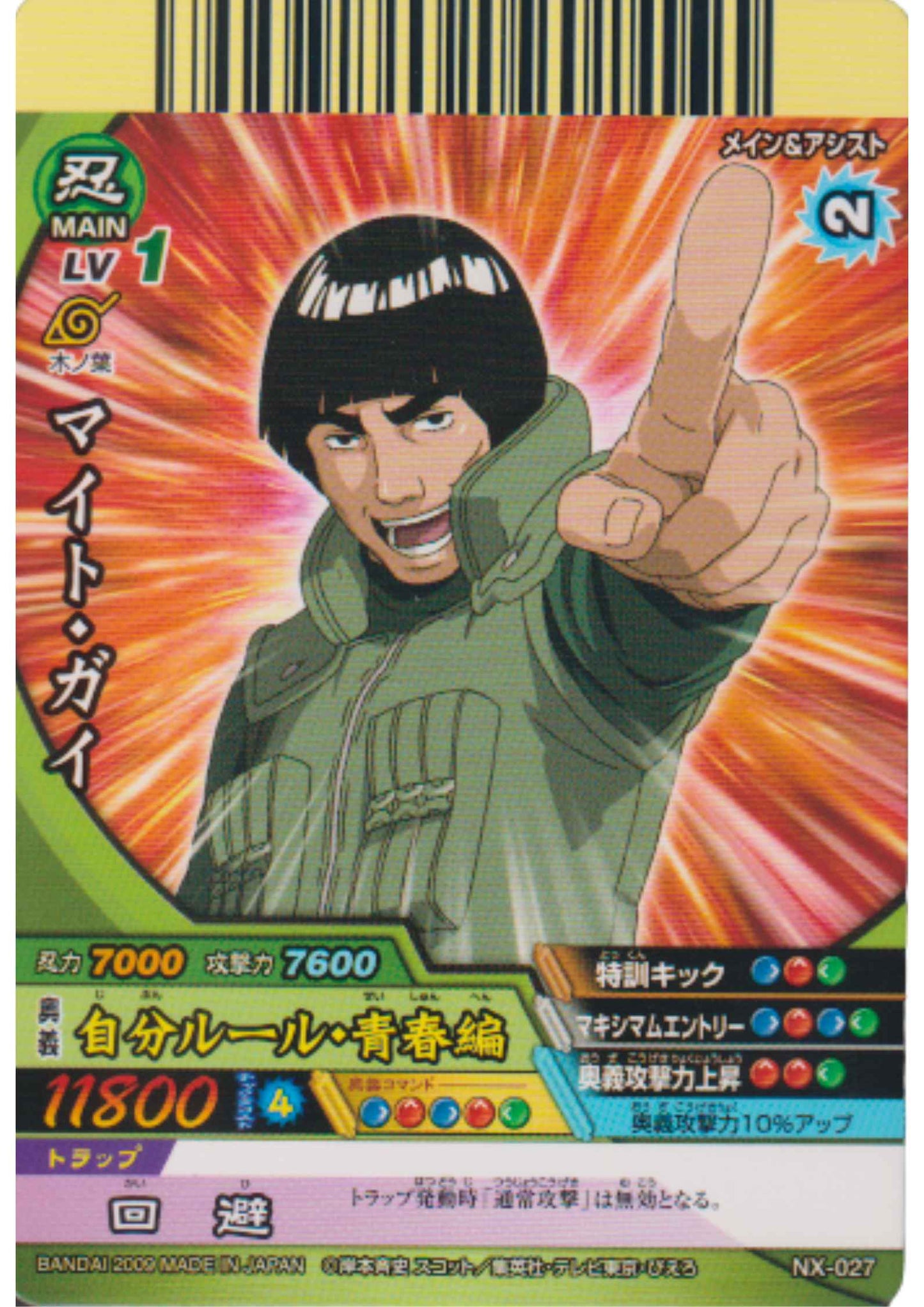 Might Guy NX-027 | Narutimate Cross