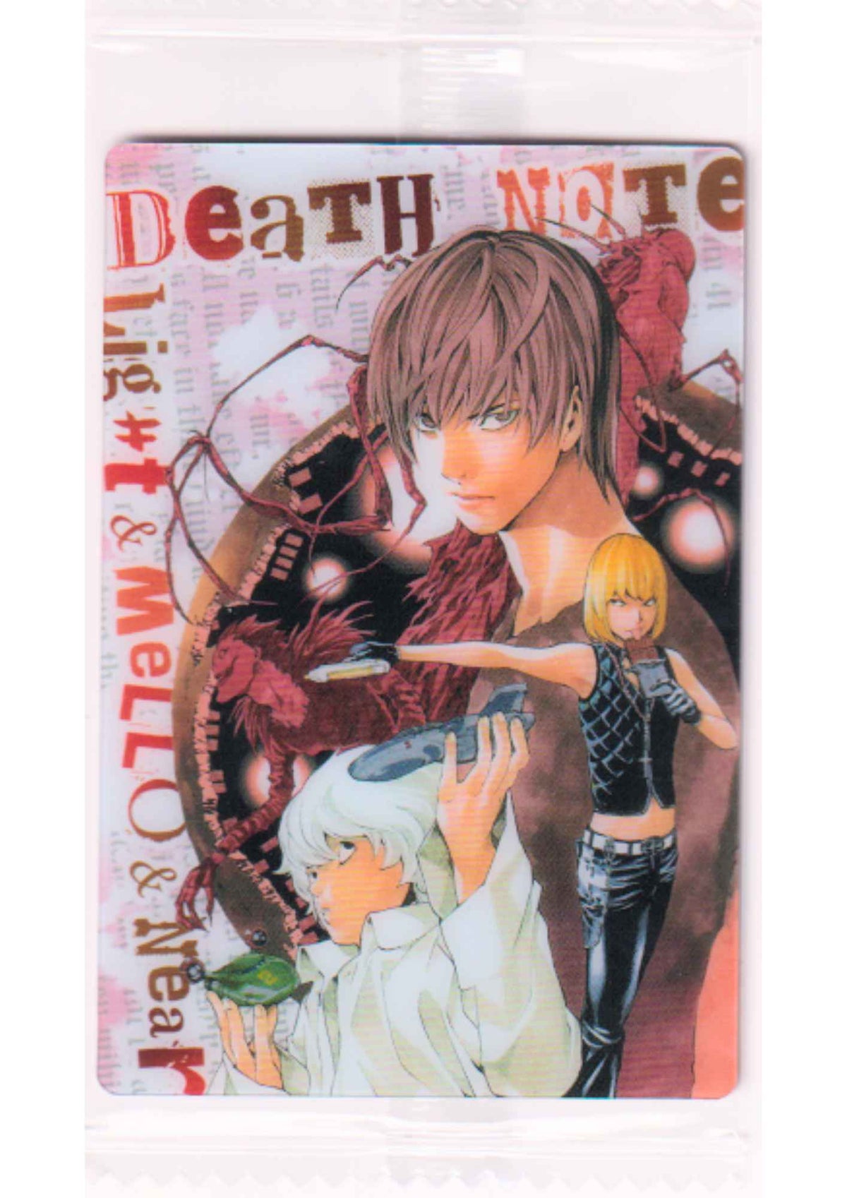 Light & Mello & Near 1-22 VR | Bandai Death Note Wafer Card