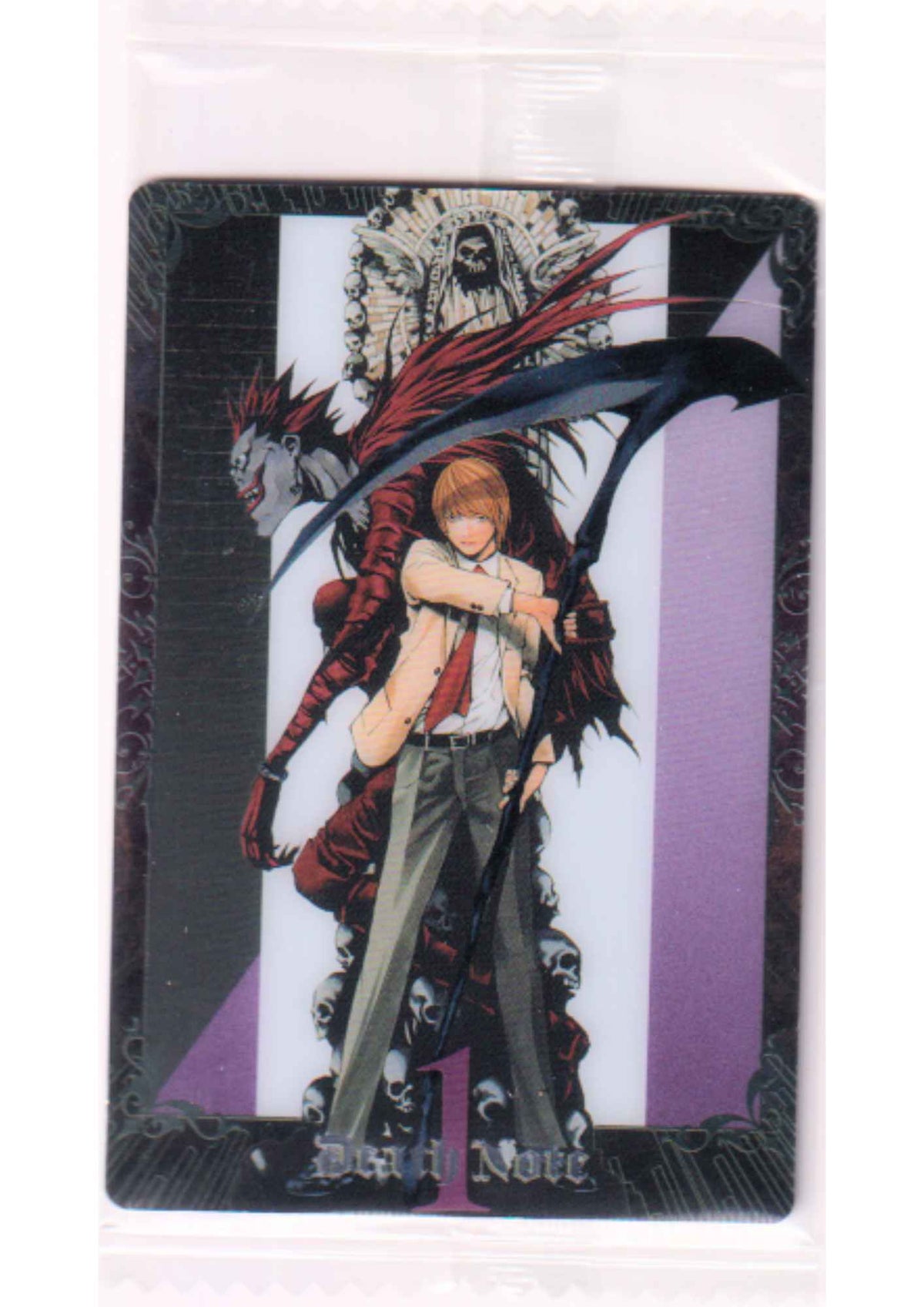 Light & Ryuk 1-01 N | Bandai Death Note Wafer Card