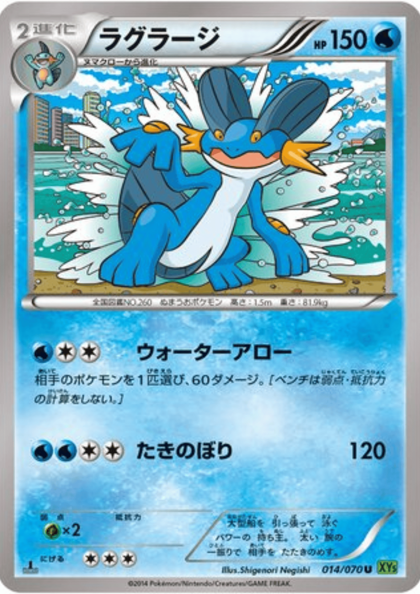 Swampert 014/070 U  | Tidal Storm XY5