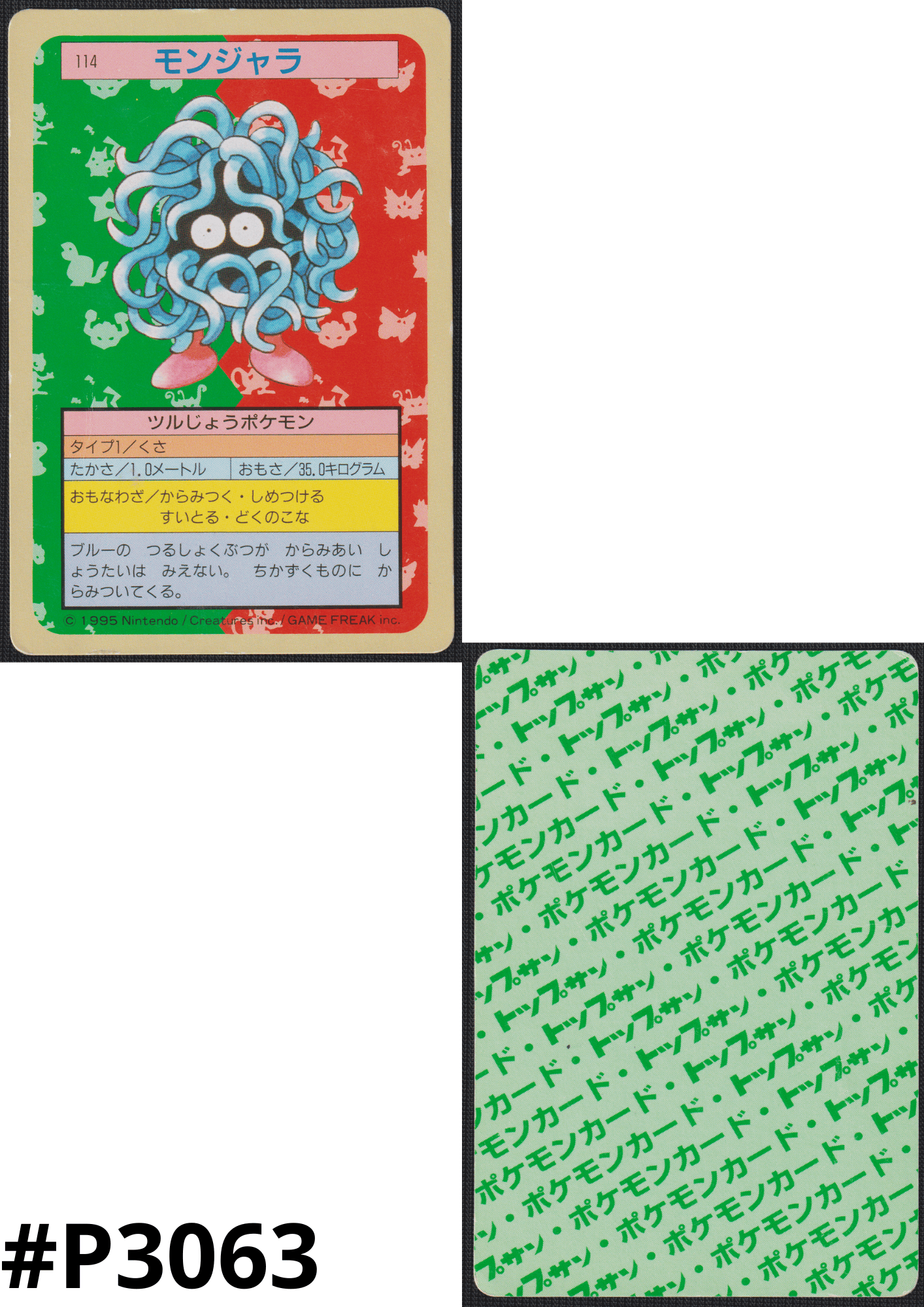 Tangela No.114 | Pokémon Topsun