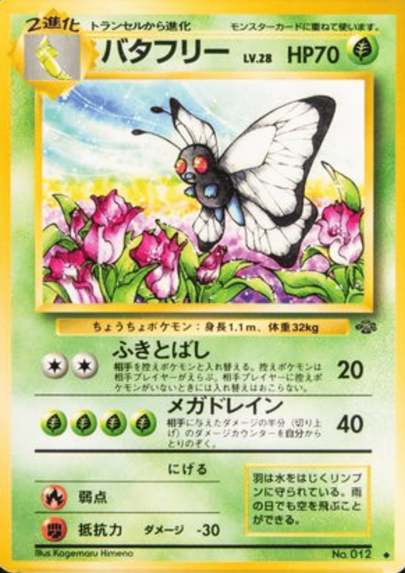 Butterfree No.012 | Jungle