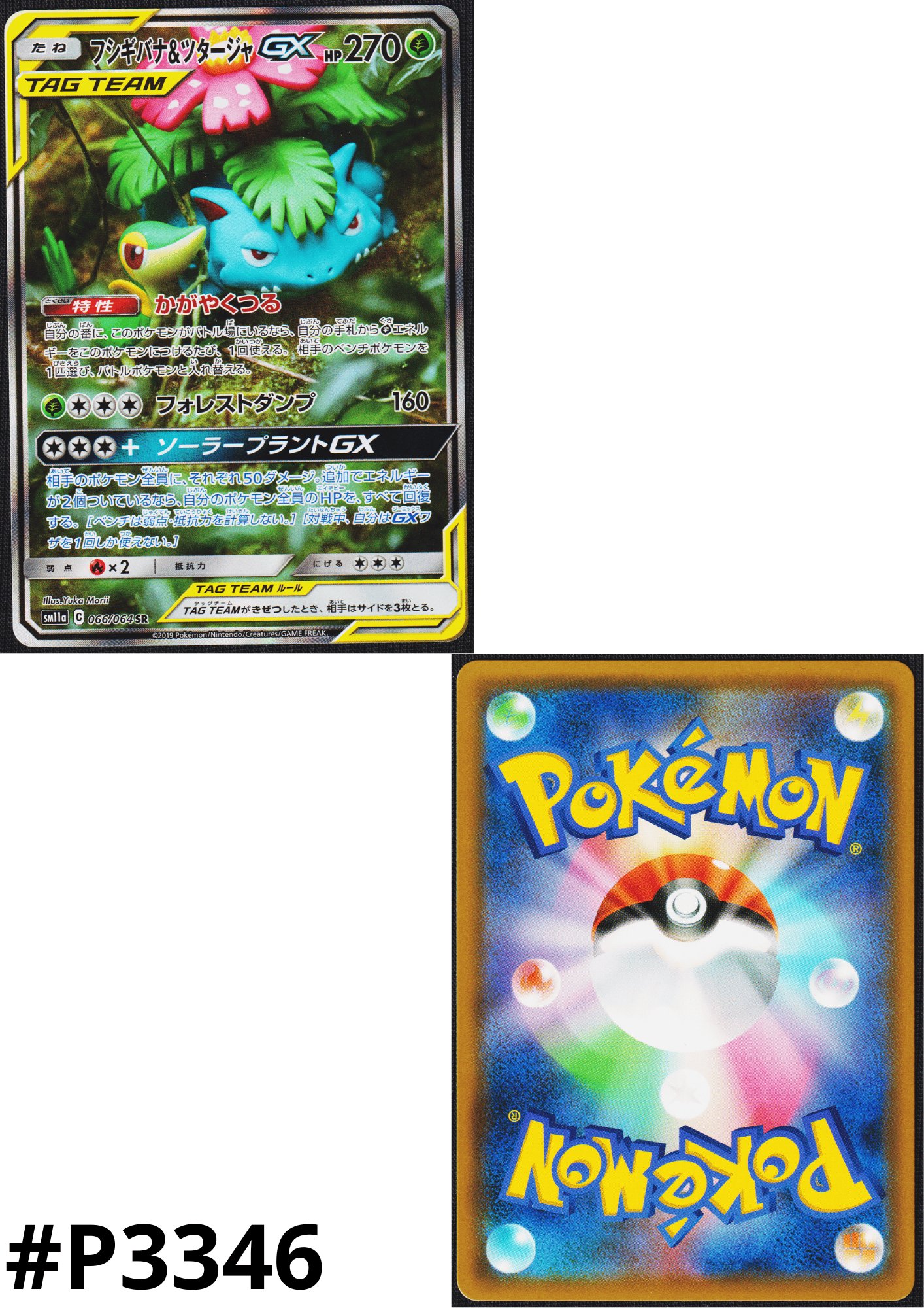 Venusaur & Snivy GX 066/064 SR | SM11a