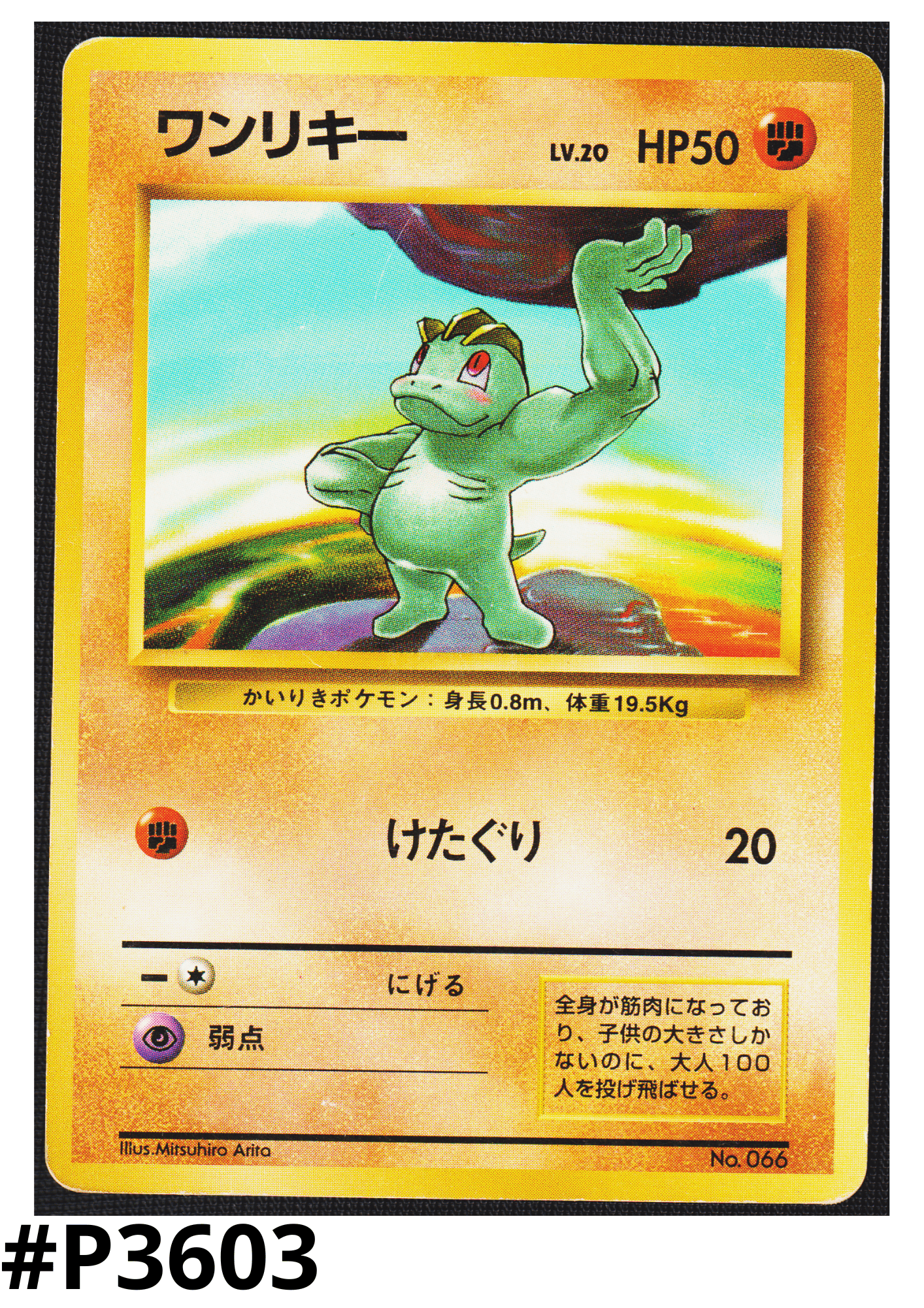 Machop  No.066 (No Rarity) |  base set